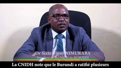 Commission Nationale Indépendante des Droits de l'Homme du Burundi, Mr. Sixte Vigny Nimuraba