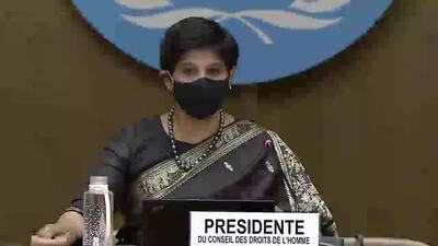 Ms. Nazhat Shameem Khan, President of the Human Rights Council