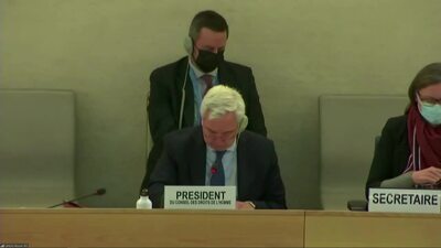 Morocco (on behalf of a group of Arab States), Mr. Ali Jaakik