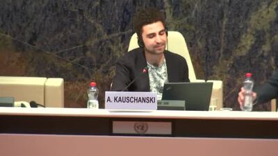 Mr. Alexander Kauschanski, Youth Delegate Programme Multiplier of the World Federation of UN Associations