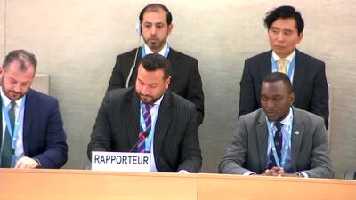 Mr. Omar Zniber, President of the Human Rights Council (Adoption)