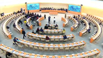 H.E. Mr. Jamal Jama Al Musharakh, Ambassador, Permanent Representative of the United Arab Emirates to UNOG (on behalf of the Troika)