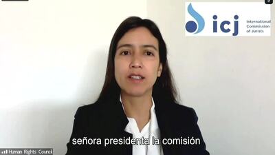 International Commission of Jurists, Ms. Carolina Villadiego Burbano