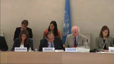 Mr. Joaquín Alexander Maza Martelli, President of the Human Rights Council (Adoption)