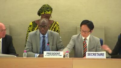 Mr. Coly Seck, President of the Human Rights Council (Vote on L.37)
