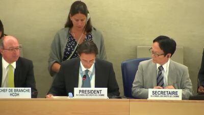 Mr. Vojislav Šuc, President of the Human Rights Council (Result of the Vote)	