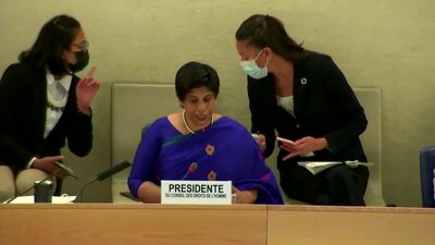 Ms. Nazhat Shameem Khan, President of the Human Rights Council