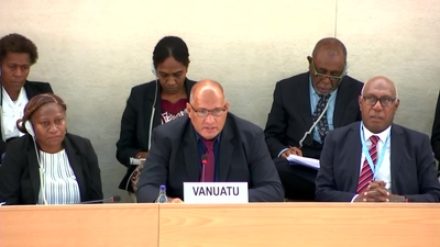 H.E. Mr. John Amos Vacher, Minister of Justice and Community Services of the Republic Vanuatu (Final Remarks)