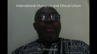 International Humanist and Ethical Union, Mr. Leo Igwe