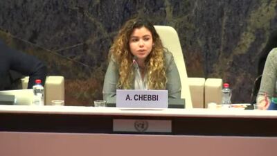 Ms. Aya Chebbi, activist and blogger, and member of the Board of Directors of CIVICUS