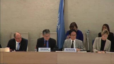 Mr. Choi Kyong-Lim, President of the Human Rights Council (Action on L.36 REJECTED)