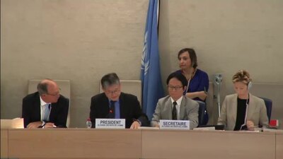 Mr. Choi Kyong-Lim, President of the Human Rights Council (Action on L.37 REJECTED)