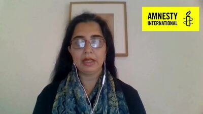 Amnesty International, Ms. Malavika Vartak