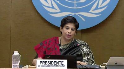 Ms. Nazhat Shameem Khan, President of the Human Rights Council