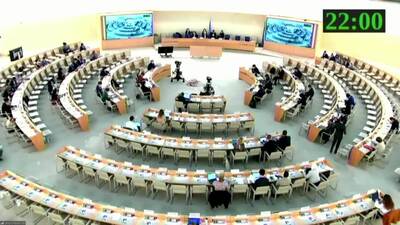Ms. Elina Steinerte, Chair of the Working Group on arbitrary detention (Introduction)