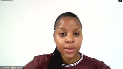 Botswana, Ms. Bokani Sesinyi