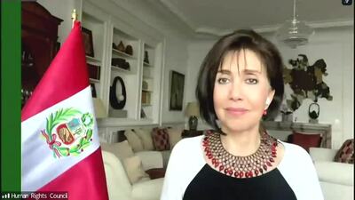 Peru (on behalf of a Group of Countries), Ms. Silvia Elena Alfaro Espinosa