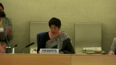 Ms. Nazhat Shameem Khan, President of the Human Rights Council (Adoption)