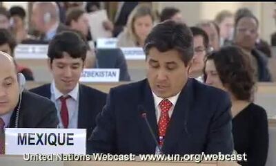 Mexico, 18th Special Session, Human Rights Council