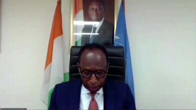 Côte d'Ivoire (on behalf of the Group of African States), Mr. Kouadio Adjoumani