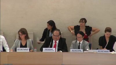 Mr. Kyle Ward, Chief Programme Support and Management Services, OHCHR (Programme Budget Implications)