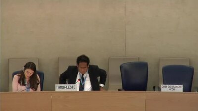 H.E. Mr. Marciano Octavio Garcia Da Silva, Ambassador and Permanent Representative of Timor-Leste to UNOG (Final Remarks)