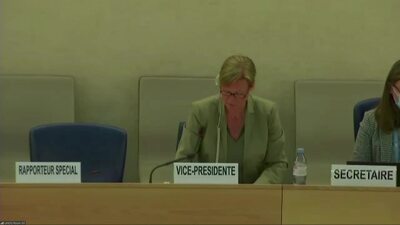 Finland (on behalf of a group of countries), Ms. Kirsti Kauppi