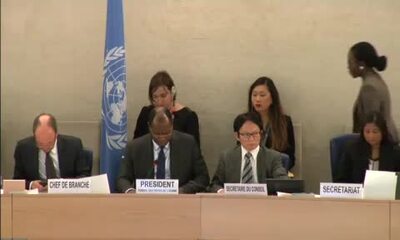 Mr. Baudelaire Ndong Ella, President of the Human Rights Council (adoption)