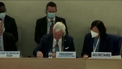 Mr. Federico Villegas, President of the Human Rights Council (Adoption)