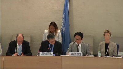 Mr. Choi Kyonglim, President of the Human Rights Council (Adoption)