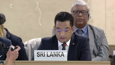 H.E. Mr. Ali Sabry, Minister of Foreign Affairs of Sri Lanka (Country Concerned)
