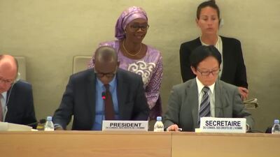  Mr. Coly Seck, President of the Human Rights Council (Adoption of L.33 Rev.1)