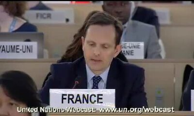 France, 18th Special Session, Human Rights Council