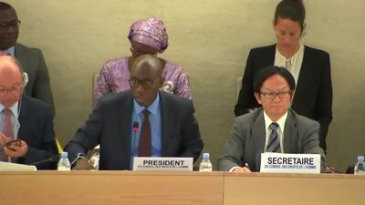  Mr. Coly Seck, President of the Human Rights Council (Adoption)