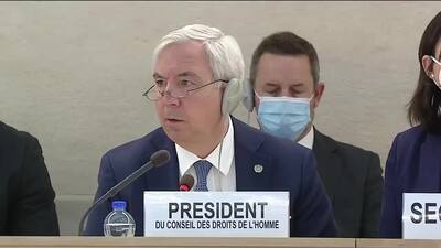 Mr. Federico Villegas, President of the Human Rights Council (Adoption)