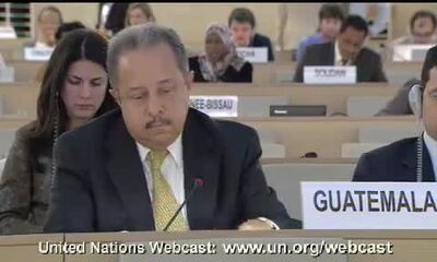 Guatemala, 18th Special Session, Human Rights Council
