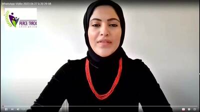 Peace Track Initiative, Ms. Arwa Al-Eryani