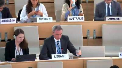 Lithuania (on behalf of a group of countries), Mr. Darius Staniulis