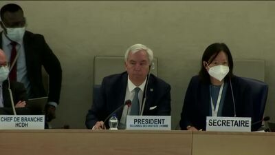 Mr. Federico Villegas, President of the Human Rights Council (Vote on A/HRC/49/L.47 - REJECTED)