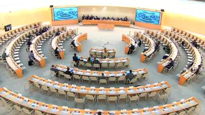 Ms. Nadja Micael, Senior Human Rights Adviser of the Permanent Mission of Eritrea to UNOG (on behalf of the Troika)