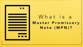 Thumbnail of What is a Master Promissory Note?