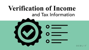 Thumbnail of Verification of Income and Tax Information