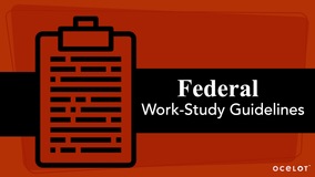 Thumbnail of Federal Work-Study Guidelines
