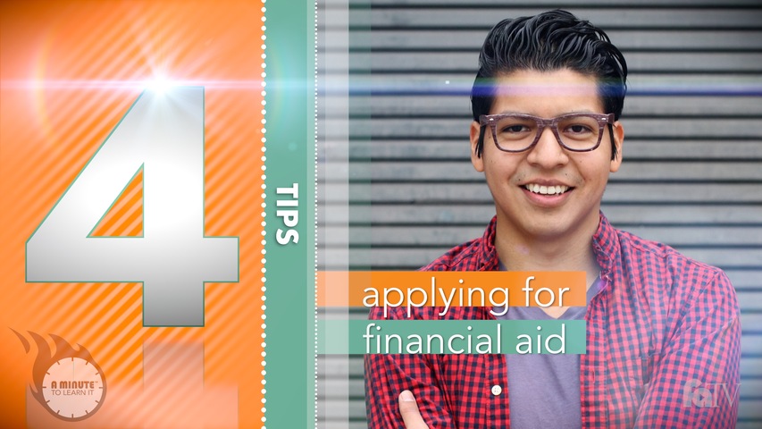 Trending Video A Minute to Learn It - Applying for Financial Aid 