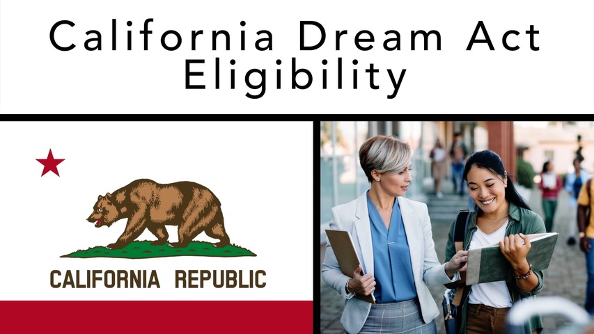 Trending Video California Dream Act Eligibility