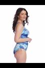 Fantasie Blue Dazzling Saunton Sands Underwire Twist Front Swimsuit With Adjustable Leg - Image 2 of 5