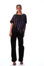 Roman Purple Sequin Overlay Stretch Tunic Top - Image 2 of 6