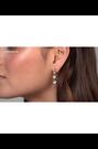 Karen Millen Gold Tone Crystal Flow Drop Earrings - Image 2 of 6