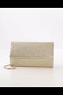 Dune London Gold Esmes Structured Foldover Clutch - Image 2 of 6
