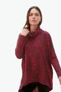 Roman Red Relaxed Print Cowl Neck Stretch Top - Image 2 of 6
